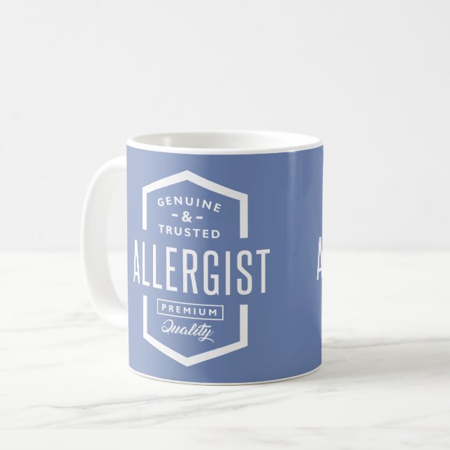 Caneca De Café Alergista (Frente Esquerda)