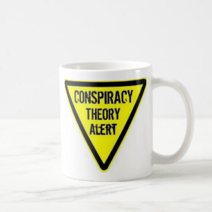 Caneca De Café Alerta da teoria da conspiração