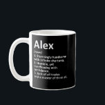 Caneca De Café ALEX Definição Nome Personalizado Funny Birthday G<br><div class="desc">ALEX Definição Nome Personalizado Funny Birthday Gift Idea</div>