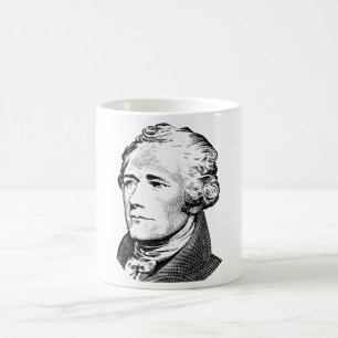 Caneca De Café Alexander Hamilton - gráfico do fundador