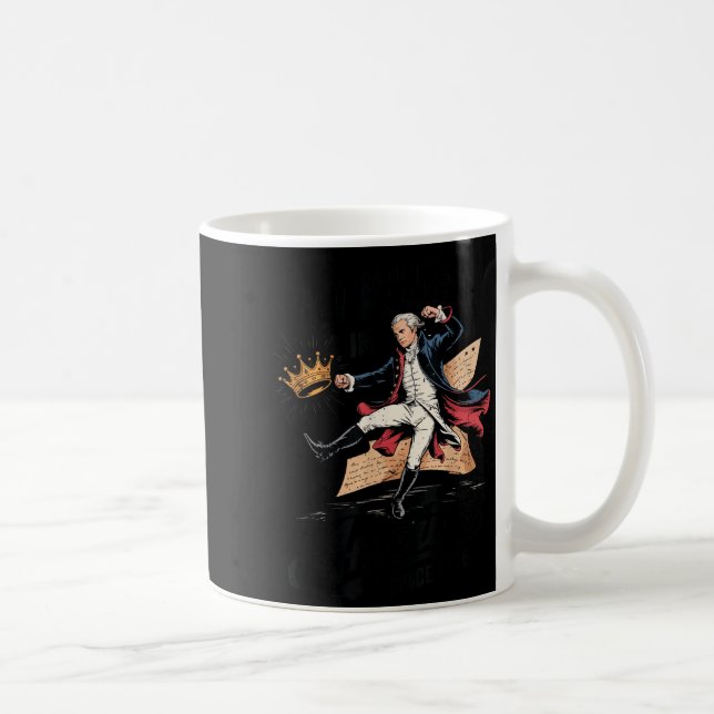 Caneca De Café Alexander Hamilton Reis da América Engraçado 4 de  (Direita)