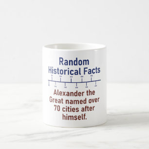 Caneca De Café Alexander O Excelente Chamado - Fato Histórico