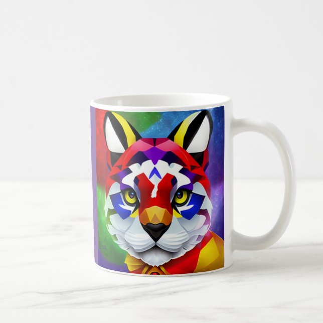 Caneca De Café Alexander's Cat purple left hand mug (Direita)