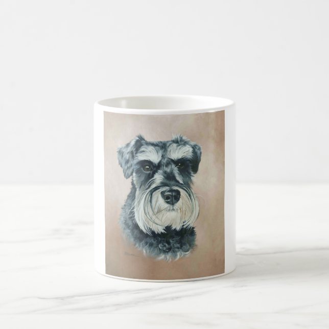 Caneca De Café Alfie - schnauzer diminuto (Centro)