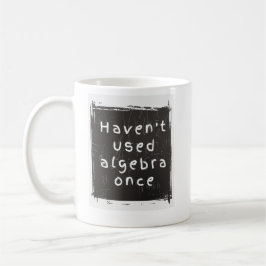 Caneca De Café Álgebra engraçado
