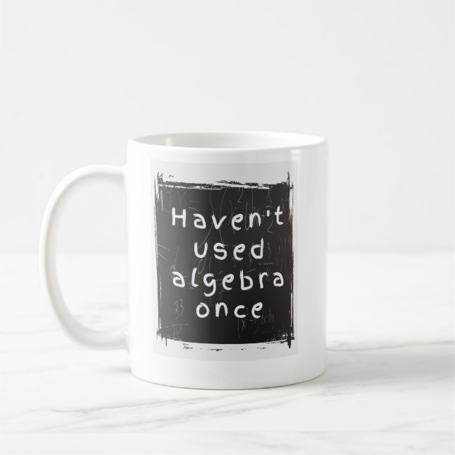 Caneca De Café Álgebra engraçado (Esquerda)