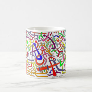 CANECA DE CAFÉ ALGO PARA OLHAR! POR K.M.KELLY.