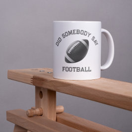 Caneca De Café Alguém Disse Futebol