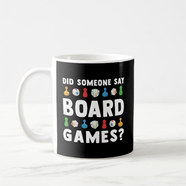 Caneca De Café Alguém Disse Que Jogos De Conselho Engraçados Game (Esquerda)