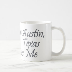 Caneca De Café Alguém em Austin, Texas ama-me