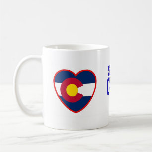 Caneca De Café Alguém em Colorado ama-me