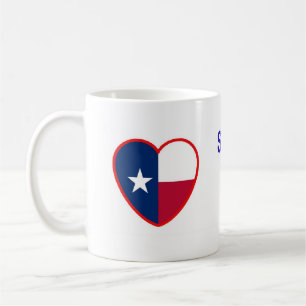 Caneca De Café Alguém em Texas ama-me