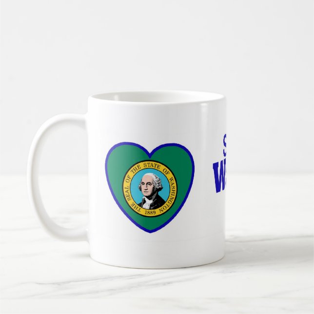 Caneca De Café Alguém em Washington ama-me (Esquerda)