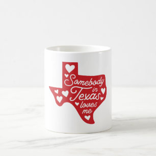 Caneca De Café Alguém no Texas me ama
