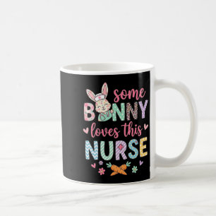 Caneca De Café Algum Coelhinho Ama Esta Enfermeira Coelhinho Fofo