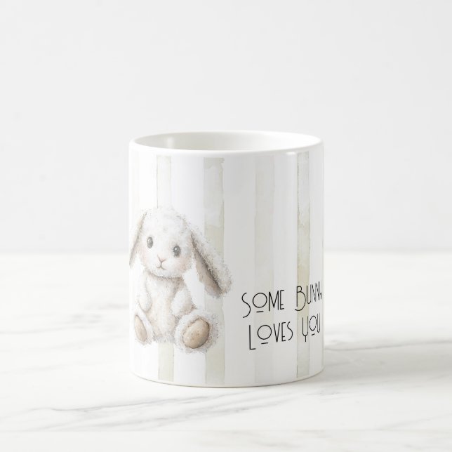 Caneca De Café Algum Coelhinho Ama Você (Centro)