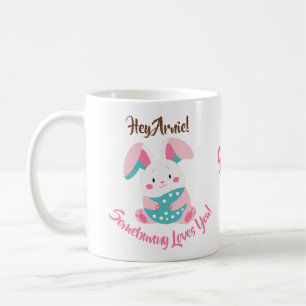 Caneca De Café Algum coelhinho precisa de café Presente fofo de P