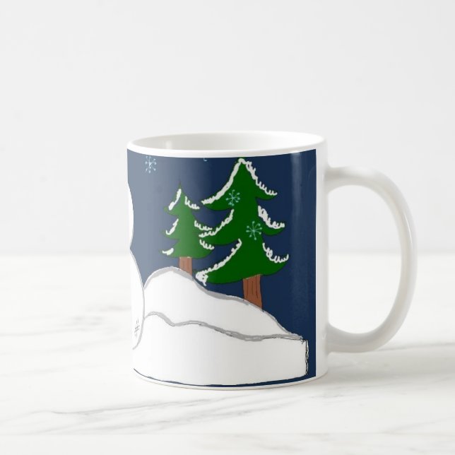 Caneca De Café Alguma Assembleia Requerida Snowman (Direita)