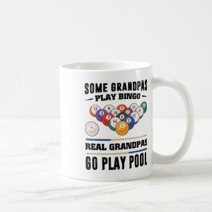Caneca De Café Alguns Avós Jogam Bingo Real Avô Jogam Poo