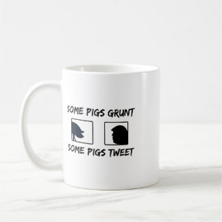 Caneca De Café Alguns Porcos Grunhem 