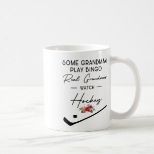 Caneca De Café Alguns vovós tocam Bingo Real Vovô assistindo Hock