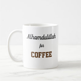 Caneca De Café Alhamdulillah para o café