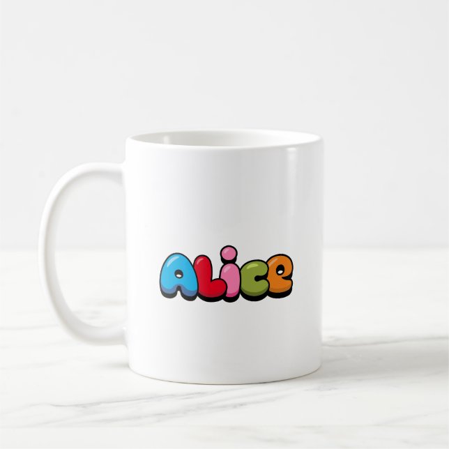 Caneca De Café Alice (Esquerda)