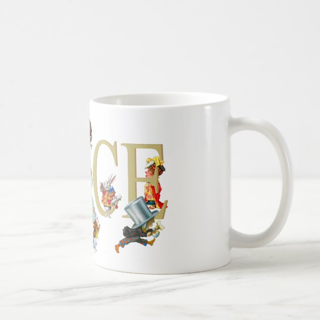 CANECA DE CAFÉ ALICE IN WONDERLAND E AMIGOS (Direita)