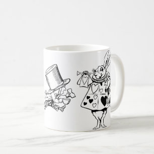 Caneca De Café Alice no coelho das imagens do país das maravilha