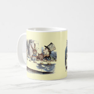 Caneca De Café Alice no País das Maravilhas - Rabbit Branco Kani
