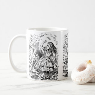 Caneca De Café Alice no País das Maravilhas Vintage, Cartas de Ba