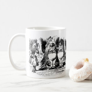 Caneca De Café Alice no País das Maravilhas Vintage, Tweedledum T