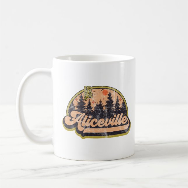 Caneca De Café Aliceville, Alabama (Esquerda)