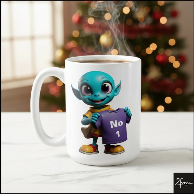 Caneca De Café Alien Threads (Criador carregado)