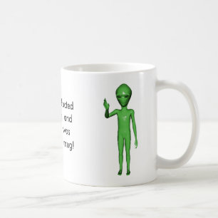 Caneca De Café alienígena, alienígena, eu fui sequestrado por