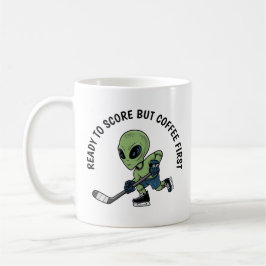 Caneca De Café Alienígena de hóquei