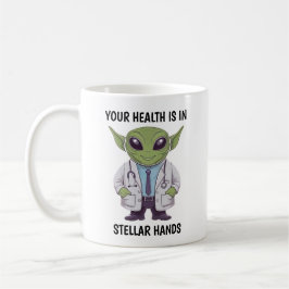 Caneca De Café Alienígena Doutor