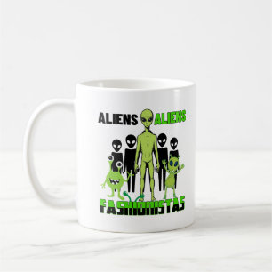 Caneca De Café Alienígena em moda.w