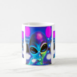 Caneca De Café Alienígena encontra diversão