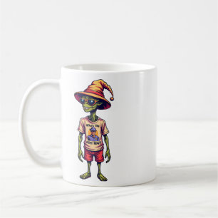 Caneca De Café Alienígena Engraçado Meme "Quem é a Alienígena Ago