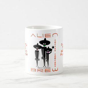 Caneca De Café Alienígena Fabricação de cerveja Café Empresa