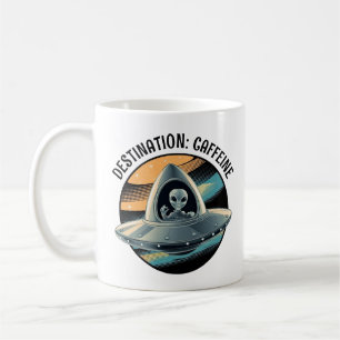 Caneca De Café Alienígena no espaçador