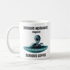 Caneca De Café Alienígena no OVNI