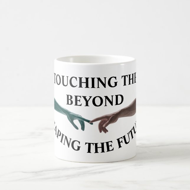 Caneca De Café Alienígenas e humanos (Centro)