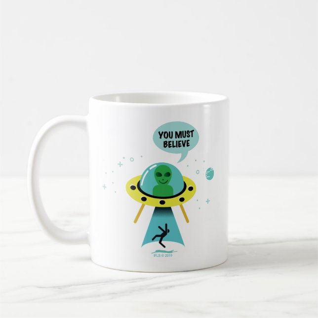 Caneca De Café Aliens (Esquerda)