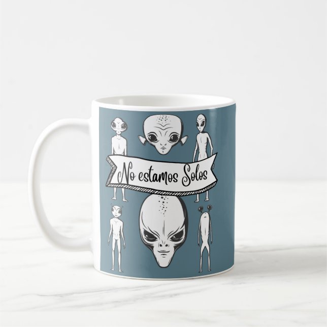 CANECA DE CAFÉ ALIENS EXTRATERRESTRE (Esquerda)