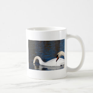 Caneca De Café Alimentação de Cisnes