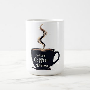 Caneca De Café Alimentado pelo Café Sonha com Mug Estudante