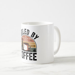 Caneca De Café Alimentado pelo Retro Camp de Café