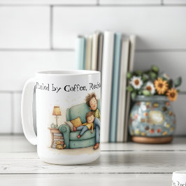 Caneca De Café Alimentado por café, cobrado pelo Dia de os pais N